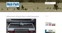 Desktop Screenshot of heck-pack.se